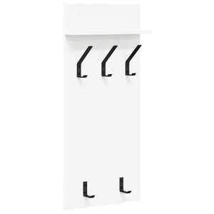 vidaXL Wandmontierter nachttisch Wei&szlig; 40 x 10 x 90 cm Holzwerkstoff