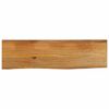 vidaXL Tischplatte mit Baumkante 120x20x2,5 cm Massivholz Mango