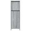 vidaXL Badschrank Grau Sonoma 30x30x95 cm Holzwerkstoff