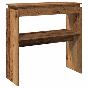 vidaXL Konsolentisch Altholz-Optik 80x30x80 cm Holzwerkstoff