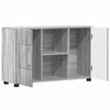 vidaXL Sideboard Graues Sonoma 88,5 x 30,5 x 55,5 cm Holzwerkstoff