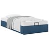 vidaXL Ottoman-Bett ohne Matratze Blau 90x200 cm Stoff