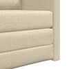 vidaXL Schlafsofa 60cm Creme Stoff