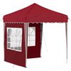 vidaXL Pop-up Partyzelt Bordeauxrot 195 x 195 x 245 cm