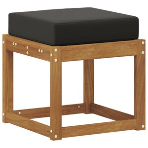 vidaXL Outdoor Hocker Bank Massivholz Akazie Natur