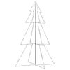 vidaXL Weihnachtsbaum in Kegelform 240 LEDs Indoor Outdoor 118x180 cm