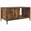 vidaXL Couchtisch Ger&auml;ucherte Eiche 90 x 49 x 46 cm Holzwerkstoff