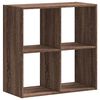 vidaXL Bücherregal Braun Eichen-Optik 68,5x32x68,5 cm Holzwerkstoff
