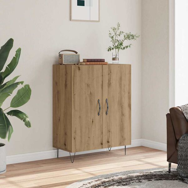 vidaXL Sideboard Artisan-Eiche 69,5x34x90 cm Holzwerkstoff