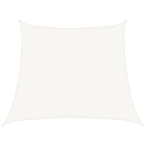 vidaXL Sonnensegel 160 g/m&sup2; Wei&szlig; 3/4x3 m HDPE