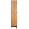 vidaXL Badezimmerschrank Natur 38 x 33 x 160 cm Massivholz Mango
