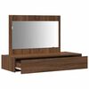 vidaXL Schminktisch mit Speicher Braun 100 x 40 x 70 cm Holzwerkstoff