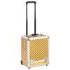 vidaXL Kosmetikkoffer 35&times;29&times;45 cm Golden Aluminium