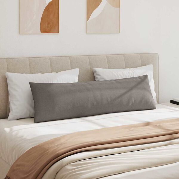 vidaXL Sofakissen 2 St&uuml;ck Taupe 145 x 40 cm Stoff