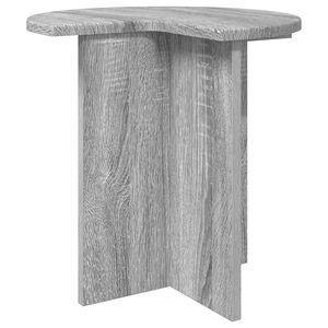 vidaXL Beistelltisch Sonoma-Grau &Oslash; 39 x 38 cm Holzwerkstoff