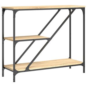 vidaXL Konsolentisch Sonoma-Eiche 88,5x30x75 cm Holzwerkstoff