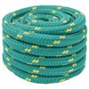 vidaXL Bootsseil 4 mm 25 m Gr&uuml;n