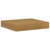 vidaXL Wandregal Wandhalterung Beige 23 x 23,5 x 3,8 cm Holzwerkstoff
