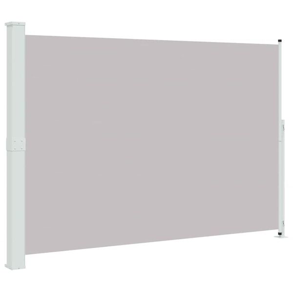 vidaXL Seitenmarkise Ausziehbar 200x300 cm Grau