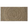 vidaXL Bereichsteppich Nat&uuml;rlich und Schwarz 100 x 200 cm Jute