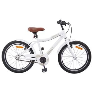 vidaXL Kinderfahrrad 18 Zoll f&uuml;r 5-7 Jahre alt wei&szlig;