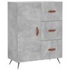 vidaXL Sideboard Betongrau 69,5x34x90 cm Holzwerkstoff