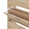 vidaXL Schuhschrank Sonoma-Eiche 63x24x103 cm Holzwerkstoff