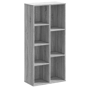 vidaXL B&uuml;cherregal Grau Sonoma 50x25x105 cm Holzwerkstoff