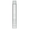vidaXL Gabione mit Hochbogen 200x50x180/200 cm Verzinktes Eisen