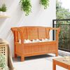 vidaXL Bank Outdoor Braun 119 x 44 x 76 cm Massives Kiefernholz