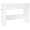vidaXL Konsolentisch Wei&szlig; 96,5 x 38 x 75 cm Holzwerkstoff