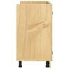 vidaXL Schrank SKI Honigbraun 80 x 46 x 81.5 cm Massives Kiefernholz