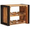 vidaXL Weinregal Braun 100 x 45 x 33 cm Massives grobes Mangoholz