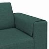vidaXL Sofa Set Dunkelgrün Stoff