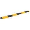 vidaXL Bodenschwelle Gelb & Schwarz 323x32,5x4 cm Gummi