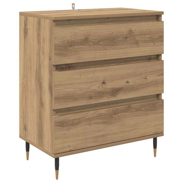 vidaXL Sideboard Artisan-Eiche 60 x 35 x 70 cm Holzwerkstoff