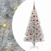 vidaXL Weihnachtsbaum Silber 120 cm PET