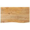 vidaXL Tischplatte mit Baumkante 100x60x3,8 cm Massivholz Mango