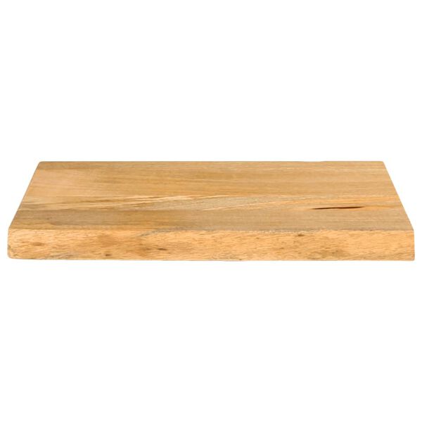 vidaXL Tischplatte mit Baumkante 40x20x3,8 cm Massivholz Mango