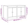 vidaXL Outdoor-Küchenschrank 106x55x64 cm Massivholz Douglasie