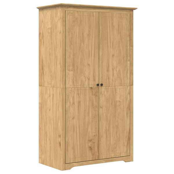 vidaXL Kleiderschrank BODO Honigbraun 53,5 x 99 x 173 cm Holzwerkstoff