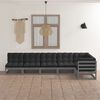 vidaXL 6-tlg. Garten-Lounge-Set mit Kissen Kiefer Massivholz