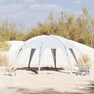 vidaXL Partyzelt Grau Wasserdicht