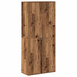 vidaXL Highboard Altholz 80 x 35 x 180 cm Holzwerkstoff