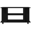 vidaXL TV-Schrank mit Rollen Schwarz Eichen-Optik 80x40x45 cm