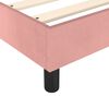 vidaXL Boxspringbettgestell Rosa 140x190 cm Samt