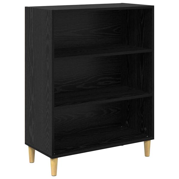 vidaXL Sideboard Schwarz Eichen-Optik 69,5 x 32,5 x 90 cm