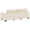 vidaXL Sofa 2 pcs Beige Leinenmischgewebe