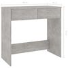 vidaXL Schreibtisch Betongrau 80x40x75 cm Holzwerkstoff