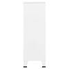 vidaXL Kleiderschrank Industrie-Stil Wei&szlig; 67x35x107 cm Stahl